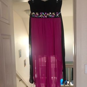 Strapless dress.worn one time